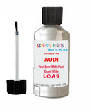 Paint For Audi A6 Pearl Ecent White/Pearl Escent White Code LOA9 Touch Up Paint Scratch Stone Chip Kit