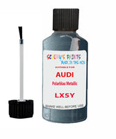 Paint For Audi Allroad Polarblau Metallic Code LX5Y Touch Up Paint Scratch Stone Chip Kit