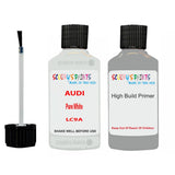 Anti Rust Primer Undercoat Audi A6 Pure White Code LC9A Touch Up Paint Scratch Stone Chip Kit