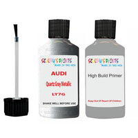 Anti Rust Primer Undercoat Audi Cabriolet Quartz Gray Metallic Code LY7G Touch Up Paint Scratch Stone Chip Kit