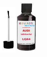 Paint For Audi A8 Saddle Brown Pearl Code LQ84 Touch Up Paint Scratch Stone Chip Kit