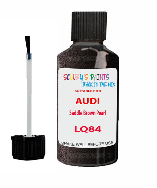 Paint For Audi A8 Saddle Brown Pearl Code LQ84 Touch Up Paint Scratch Stone Chip Kit