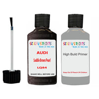Anti Rust Primer Undercoat Audi A8 Saddle Brown Pearl Code LQ84 Touch Up Paint Scratch Stone Chip Kit