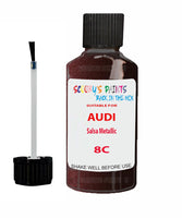 Paint For Audi A3 Salsa Metallic Code 8C Touch Up Paint Scratch Stone Chip Kit