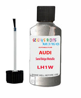 Paint For Audi A8 Sand Beige Metallic Code LH1W Touch Up Paint Scratch Stone Chip Kit