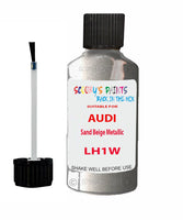 Paint For Audi A4 Sand Beige Metallic Code LH1W Touch Up Paint Scratch Stone Chip Kit