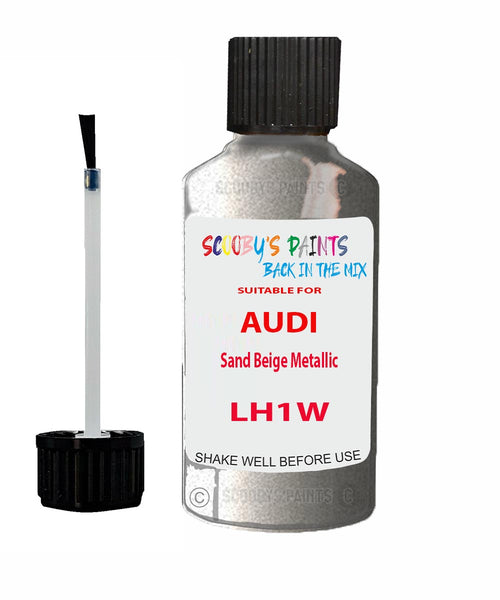 Paint For Audi A4 Sand Beige Metallic Code LH1W Touch Up Paint Scratch Stone Chip Kit