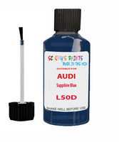 Paint For Audi 100 Sapphire Blue Code L50D Touch Up Paint Scratch Stone Chip Kit