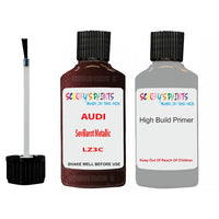 Anti Rust Primer Undercoat Audi A7 Sevillarot Metallic Code LZ3C Touch Up Paint Scratch Stone Chip Kit