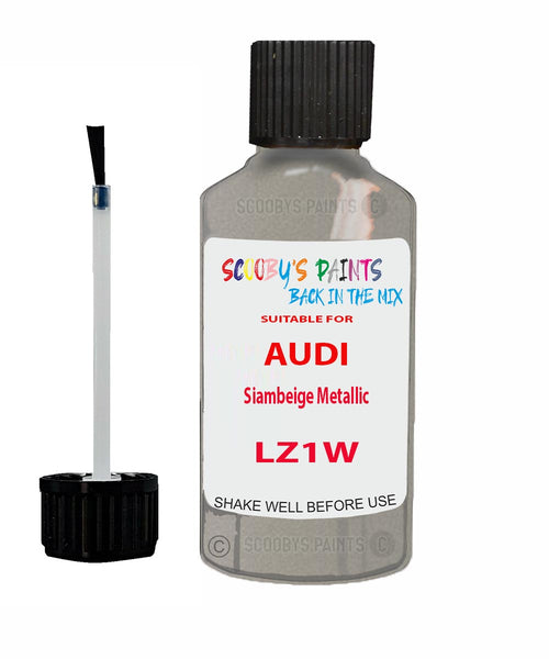 Paint For Audi Rs E-Tron Siambeige Metallic Code LZ1W Touch Up Paint Scratch Stone Chip Kit