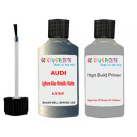 Anti Rust Primer Undercoat Audi R8 Sphere Blue Metallic Matte Code LY5F Touch Up Paint Scratch Stone Chip Kit