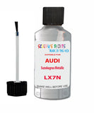 Paint For Audi R8 Suzukagrau Metallic Code LX7N Touch Up Paint Scratch Stone Chip Kit