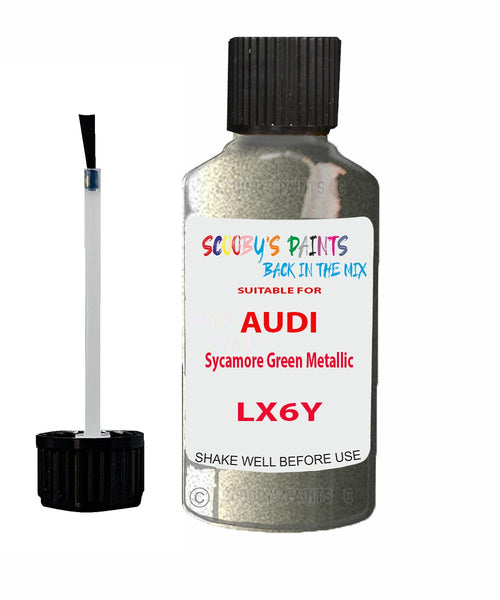 Paint For Audi Q7 Sycamore Green Metallic Code LX6Y Touch Up Paint Scratch Stone Chip Kit