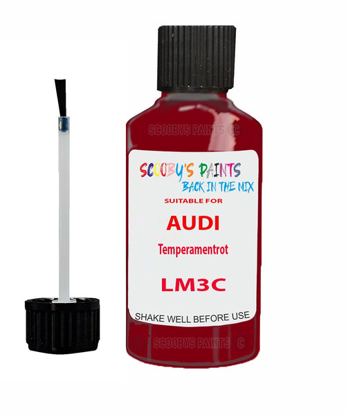 Paint For Audi SQ7 Temperamentrot Code LM3C Touch Up Paint Scratch Stone Chip Kit