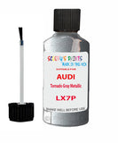 Paint For Audi S5 Tornado Gray Metallic Code LX7P Touch Up Paint Scratch Stone Chip Kit