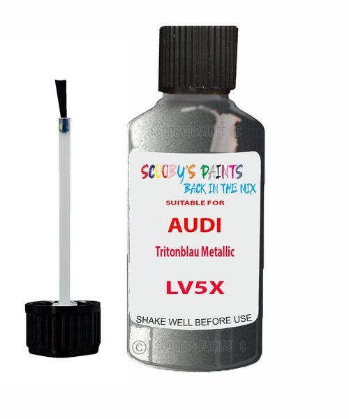 Paint For Audi A7 Tritonblau Metallic Code LV5X Touch Up Paint Scratch Stone Chip Kit