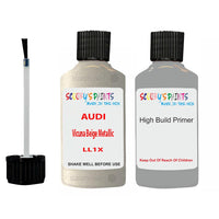 Anti Rust Primer Undercoat Audi E-Tron Gt Vicuna Beige Metallic Code LL1X Touch Up Paint Scratch Stone Chip Kit