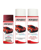 MERLOT RED Spray Paint LZ3Q Exterior With anti rust grey primer undercoat AUDI