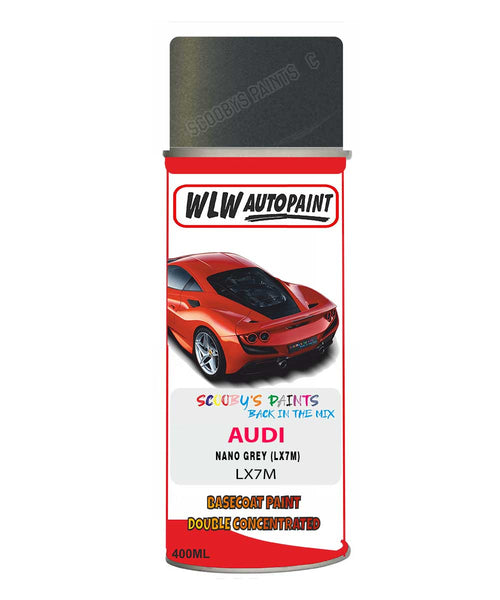 AUDI A1 SPORTBACK NANO GREY code: LX7M Car Aerosol Spray Paint 2015-2018