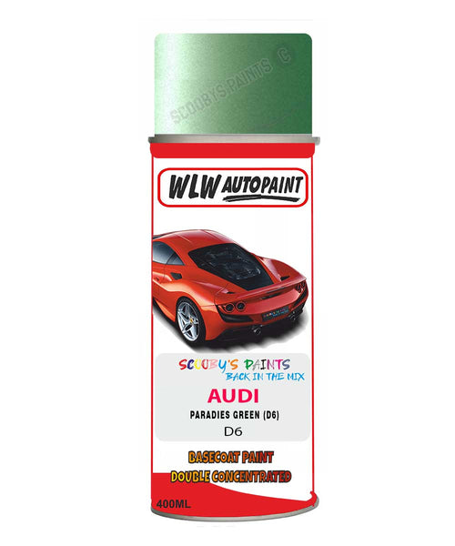 AUDI A3/S3 PARADIES GREEN code: LY6K Car Aerosol Spray Paint 1997-2001