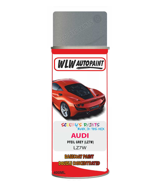 AUDI TT COUPE PFEIL GREY code: LZ7W Car Aerosol Spray Paint 1999-2002