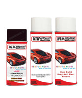 PIEMONT RED Spray Paint LY3K Exterior With anti rust grey primer undercoat AUDI