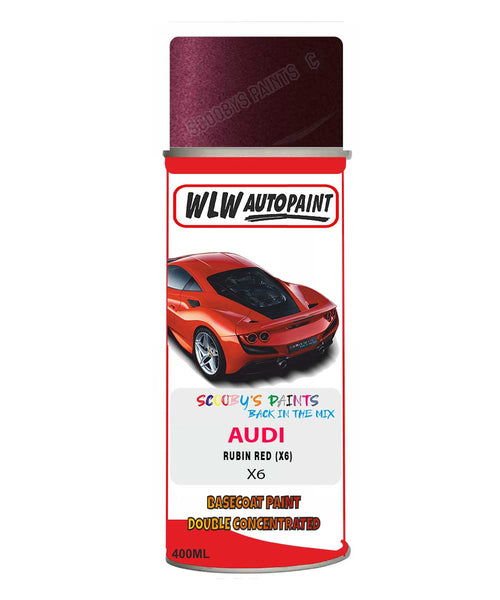 AUDI A6/S6 RUBIN RED code: LZ3N Car Aerosol Spray Paint 1991-2001