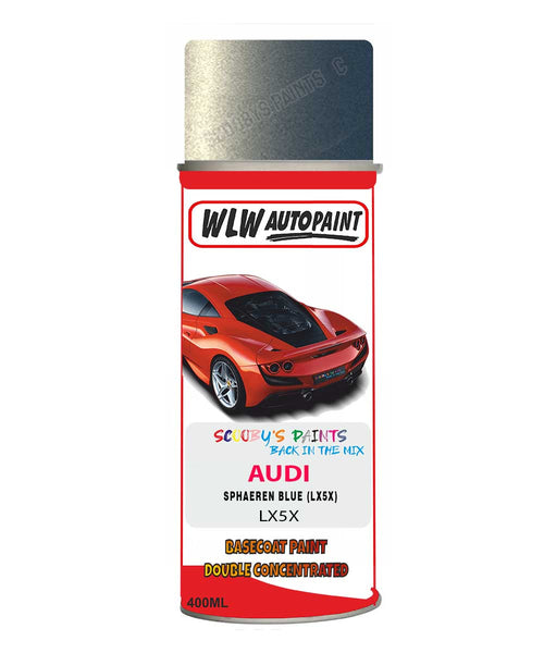 AUDI TT SPHAEREN BLUE code: LX5X Car Aerosol Spray Paint 2007-2014