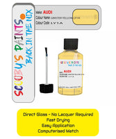 Paint For Audi A3 S3 Ginster Yellow Code Ly1A Touch Up Paint Scratch Stone Chip