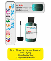 Paint For Audi A6 S6 Orinocco Green Code T2 Touch Up Paint Scratch Stone Chip