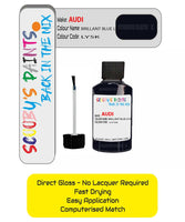 Paint For Audi A6 Brillant Blue Code Ly5K Touch Up Paint Scratch Stone Chip