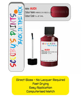 Paint For Audi A8 Hibiscus Red Code Lz3L Touch Up Paint Scratch Stone Chip Kit