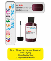 Paint For Audi A6 Rubin Red Code X6 Touch Up Paint Scratch Stone Chip