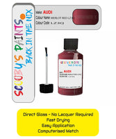 Paint For Audi A4 S4 Merlot Red Code P8 Touch Up Paint Scratch Stone Chip Repair