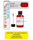 Paint For Audi A6 S6 Laser Red Vermelho Laser Code H1 Ly3H Y3H Touch Up Paint