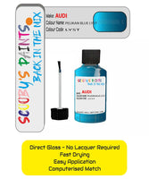 Paint For Audi A6 S6 Pelikan Blue Code Ly5T Touch Up Paint Scratch Stone Chip