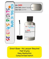 Paint For Audi A4 S4 Zermatt Silver Code Ly7Y Touch Up Paint Scratch Stone Chip