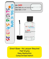 best paint to fix stone chips on audi tt coupe brillant white code ly9f touch up paint 2001 2004