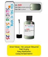 Paint For Audi A4 Zedern Green Code Lz6J Touch Up Paint Scratch Stone Chip Kit