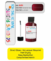 Paint For Audi A4 S4 Piedmont Red Code X7 Touch Up Paint Scratch Stone Chip