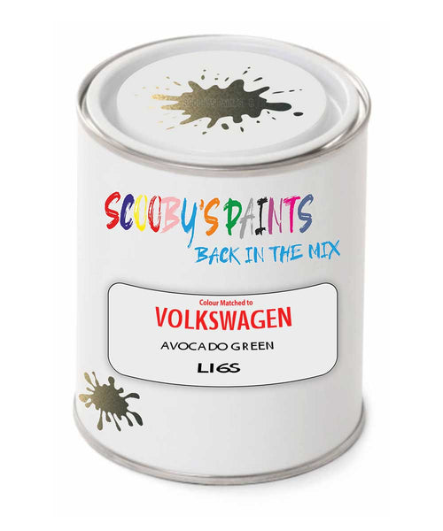 spray gun 2 pack paint Volkswagen Avocado Green Code: Li6S