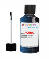 Paint For Acura Tl Abyss Blue Code B527P-3 Touch Up Scratch Stone Chip Repair