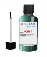 Paint For Acura Vigor Arcadia Green Code Bg30P Touch Up Scratch Stone Chip Repair