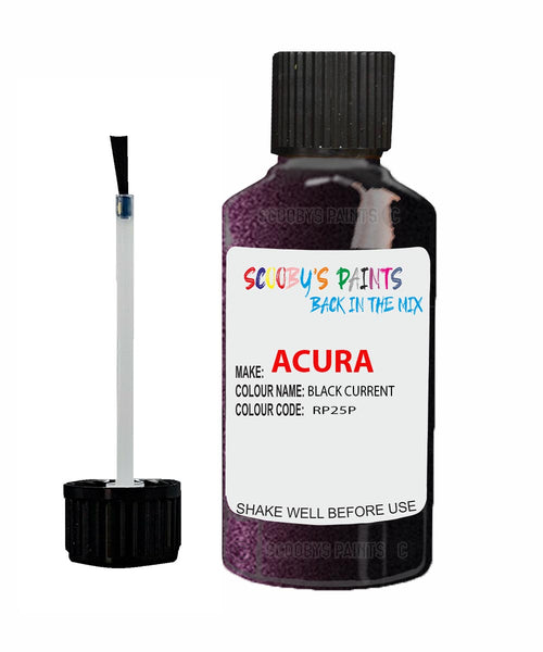 Paint For Acura Integra Black Current Code Rp25P Touch Up Scratch Stone Chip Repair