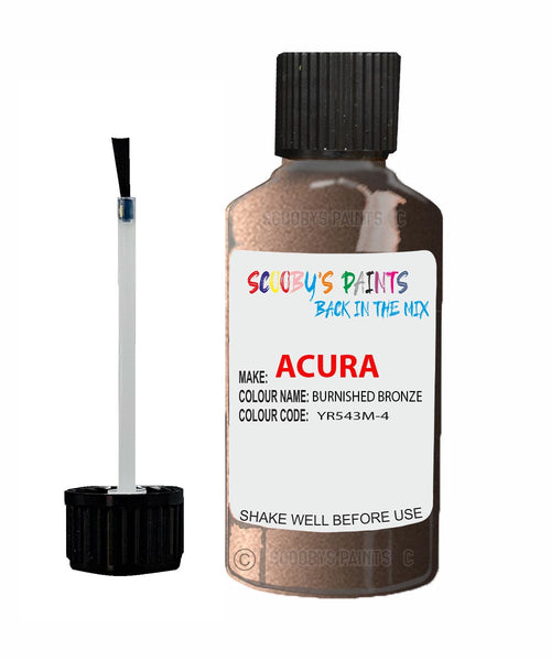 Paint For Acura Mdx Burnished Bronze Code Yr543M-4 Touch Up Scratch Stone Chip Repair