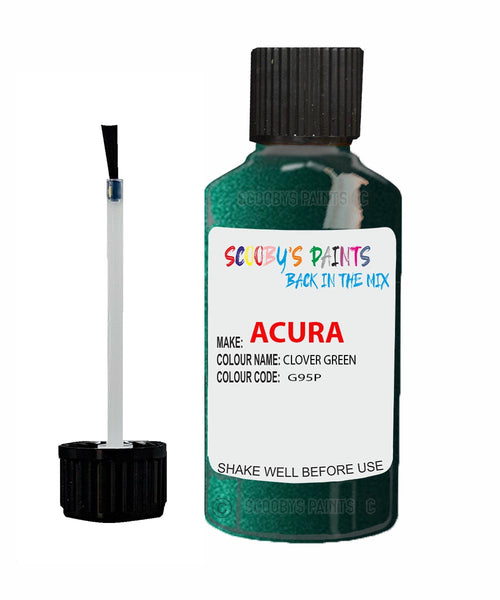 Paint For Acura Integra Clover Green Code G95P Touch Up Scratch Stone Chip Repair