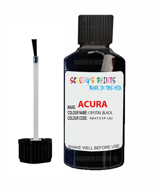 Paint For Acura Zdx Crystal Black Code Nh731P (A) Touch Up Scratch Stone Chip Repair