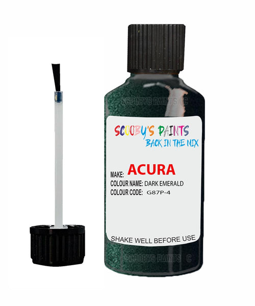 Paint For Acura Mdx Dark Emerald Code G87P-4 Touch Up Scratch Stone Chip Repair