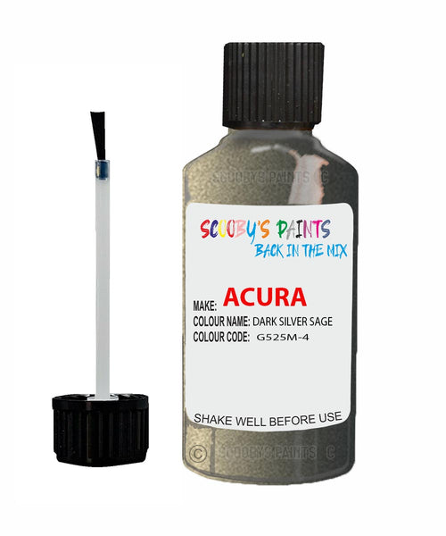 Paint For Acura Mdx Dark Silver Sage Code G525M-4 Touch Up Scratch Stone Chip Repair