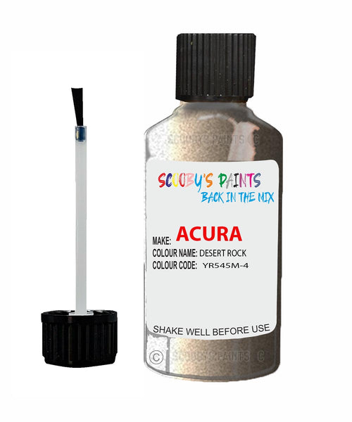 Paint For Acura Mdx Desert Rock Code Yr545M-4 Touch Up Scratch Stone Chip Repair